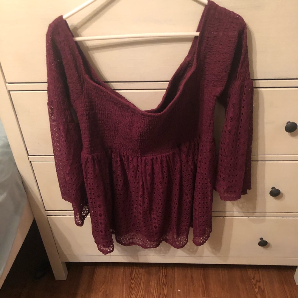 Torrid off the shoulder blouse